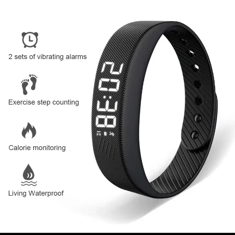 LED Digital Smart Bracelet Waterproof Fitness Tracker Vibrating Alarm SmartPursue LED Digital Smart Bracelet Waterproof Fitness Tracker Vibrating Alarm SmartPursue
