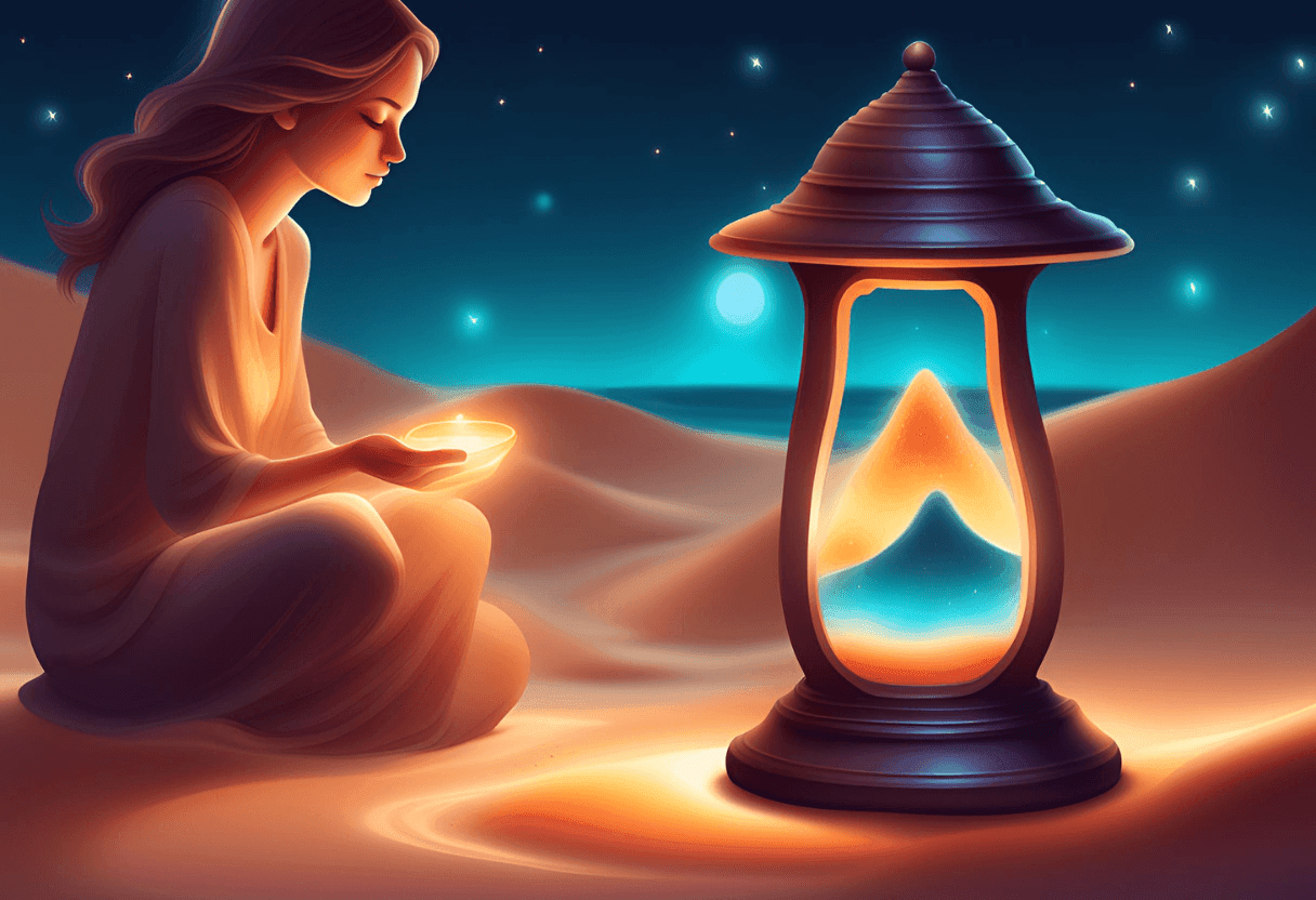 Discover the Beauty of Decorative Sand Lamp Art LED Craft Quicksand Night Light - SmartPursue™