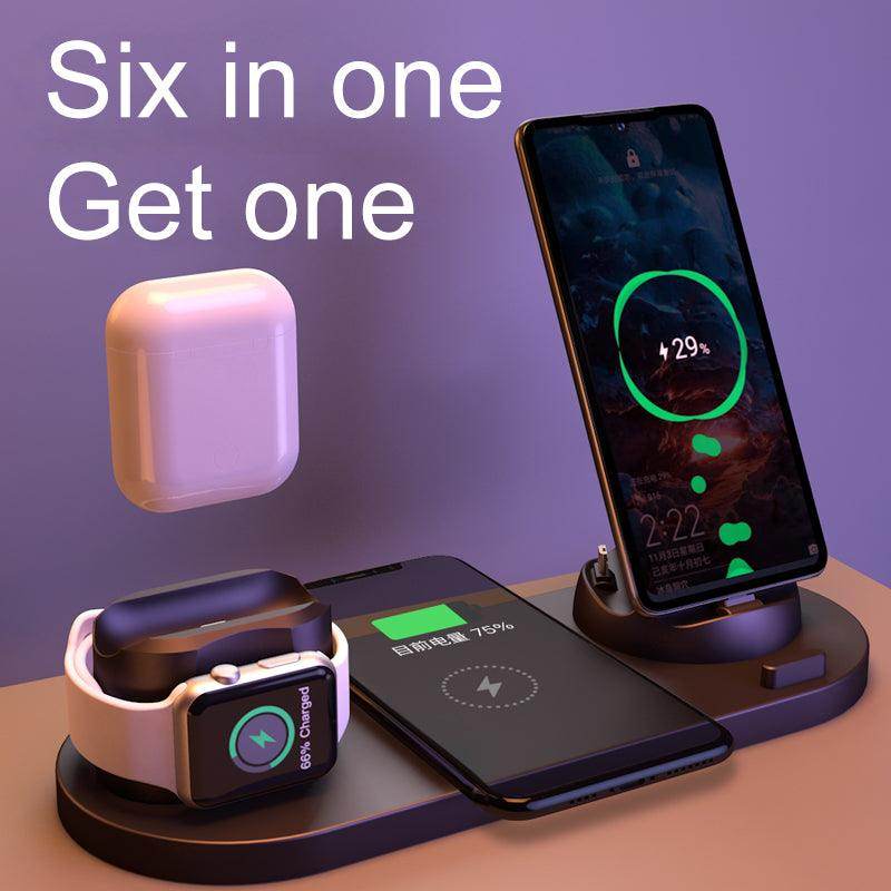 WS5 6 in 1 15w Fast Multifunction multi device charging dock - SmartPursue™