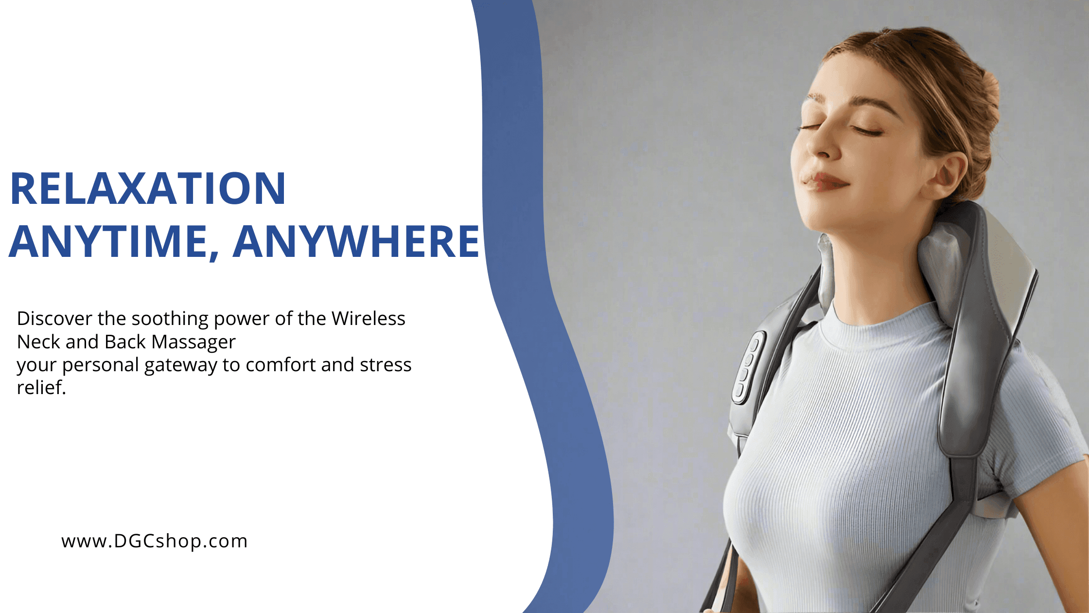 Experience Unmatched Relaxation: The Wireless Neck and Back Massager - SmartPursue™