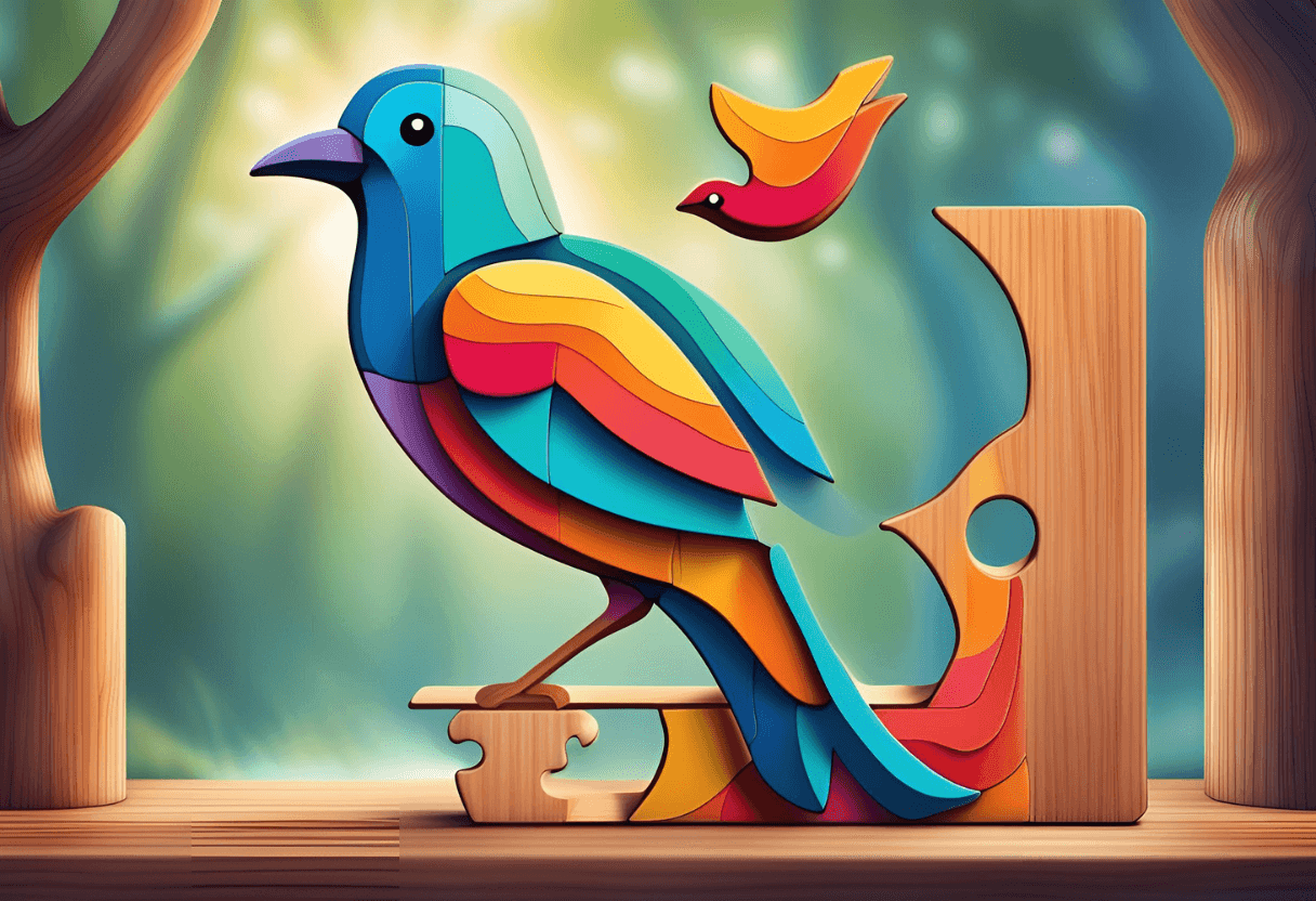 The Educational Value and Therapeutic Benefits of Animal Wooden Puzzle Refined Bird Figure Jigsaw Puzzle - SmartPursue™