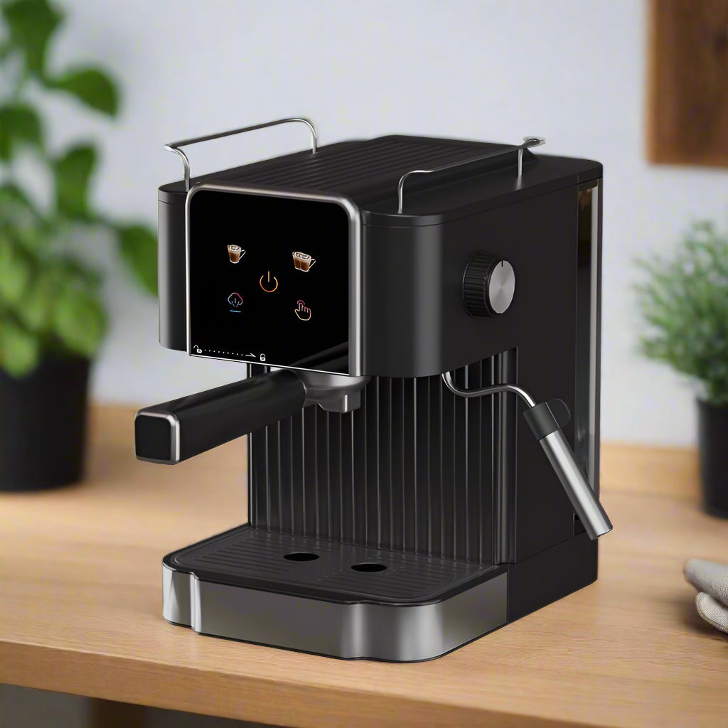 ☕ Italian Coffee Machine – High-Pressure Espresso Maker for Home Barista Brewing Smart Kitchen & Home