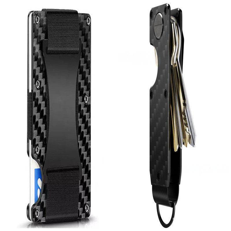 Carbon Fiber Wallet - RFID Blocking Metal Card Holder - SmartPursue™