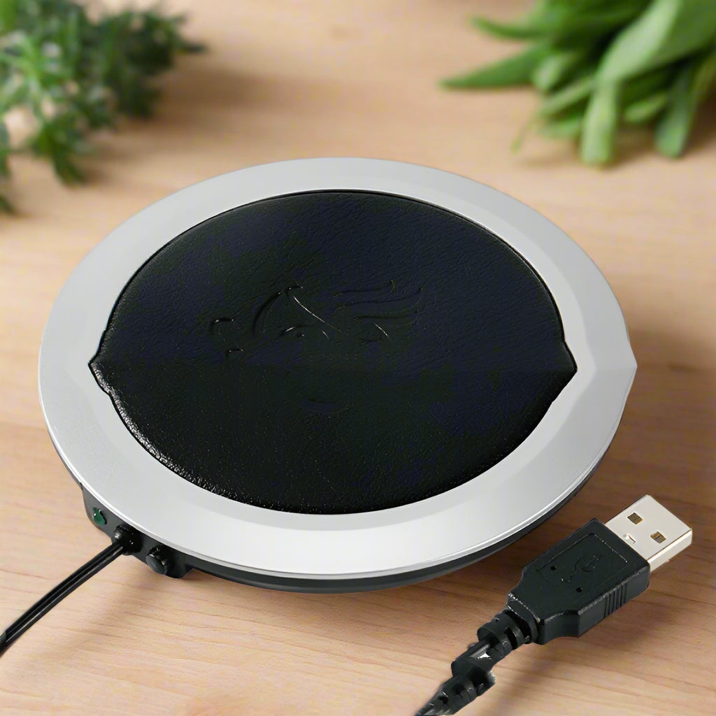 USB Powered Cup Warmer Mat Pad For Coffee Tea Beverage Drink Heating Cup Mat Tea Coffee Cup Mug Mat Creative New Year Gift Smart Kitchen & Home