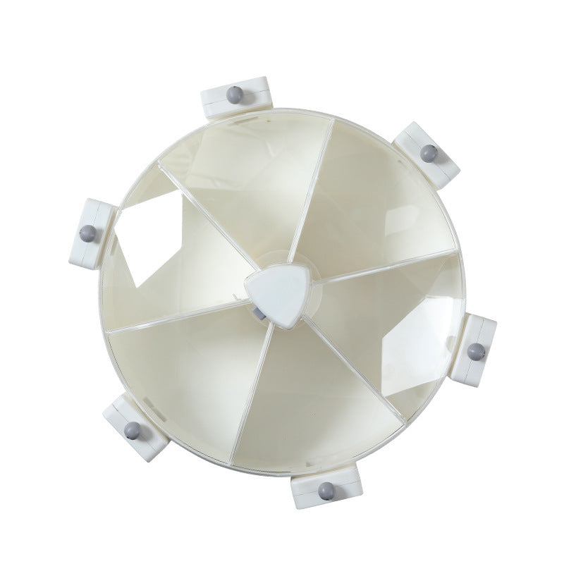 🍚 Wall‑Mounted Grain & Cereal Dispenser – Rotating Dry Food Storage for Kitchen Smart Kitchen & Home