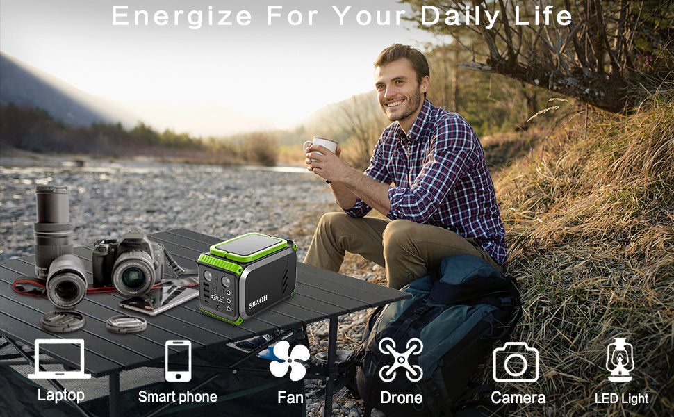 Portable Solar Camping Power Station - SmartPursue™