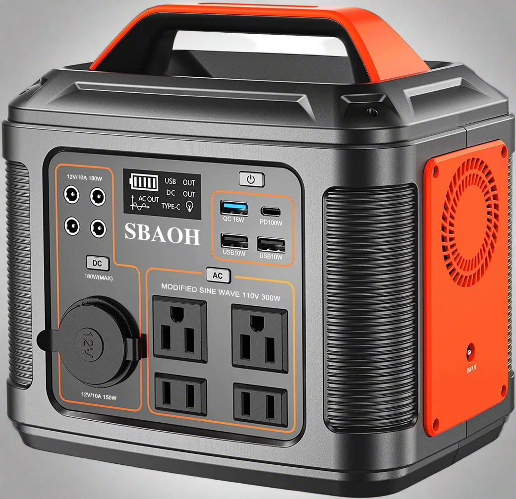 296Wh Portable Solar Power Station - SmartPursue™