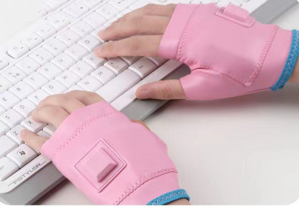 Smart Heating Gloves Charging Warm Riding Warm Hands And Half Fingers Travel & Portable Gadgets