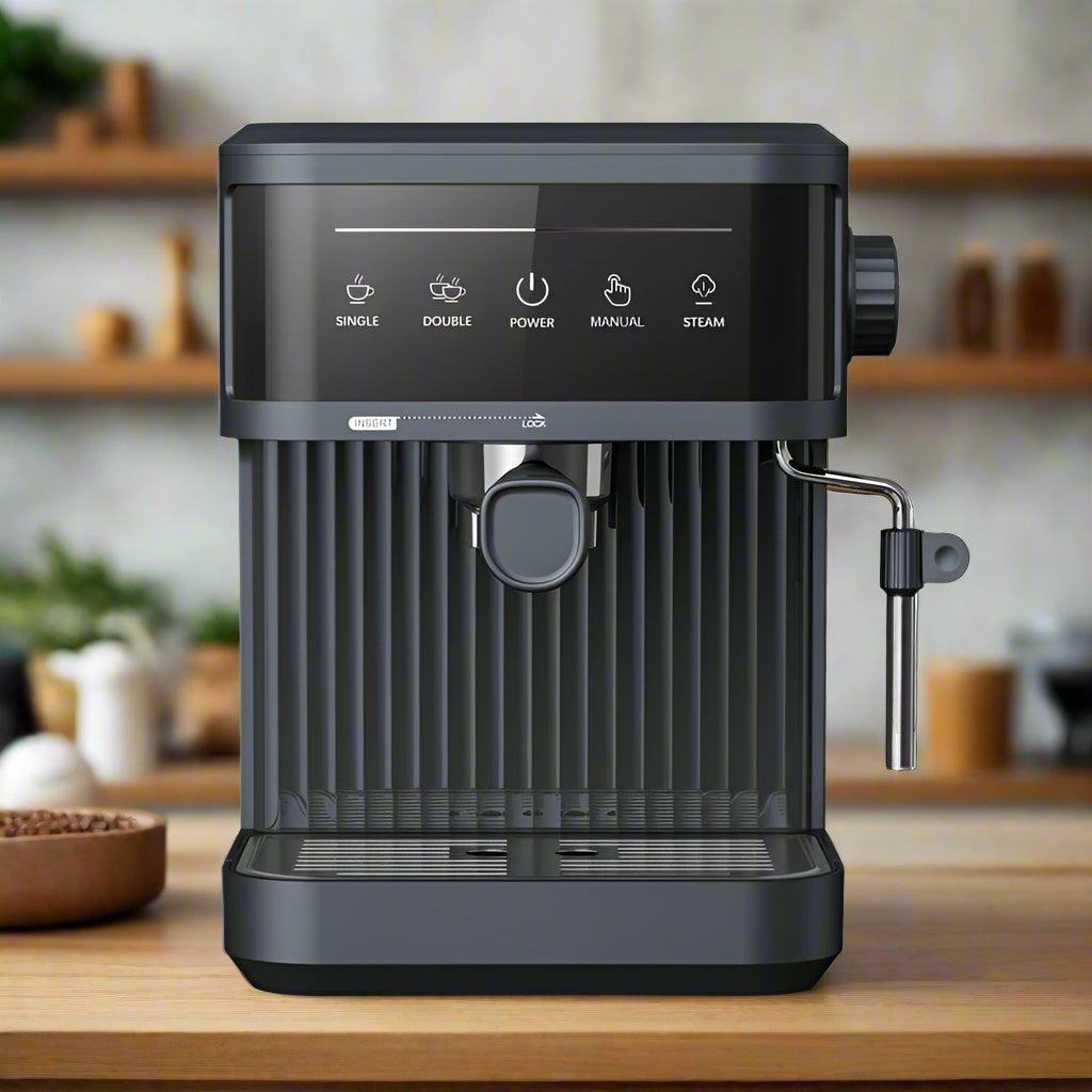 ☕ Italian Coffee Machine – High-Pressure Espresso Maker for Home Barista Brewing Smart Kitchen & Home