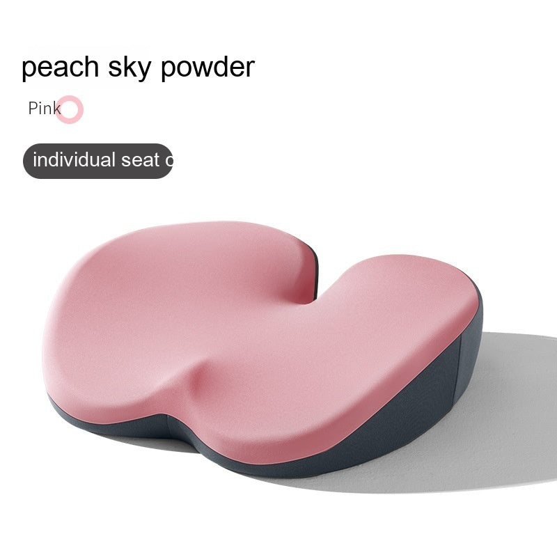 Car Heightening Cushion Backrest Lumber Pad Single Main Driving Thickened Cushion Driving Seat Short Four Seasons Universal CJ