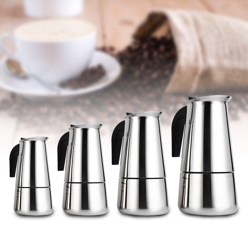 Stainless Steel Moka Coffee Pot – Moka Espresso & Latte Percolator - SmartPursue™