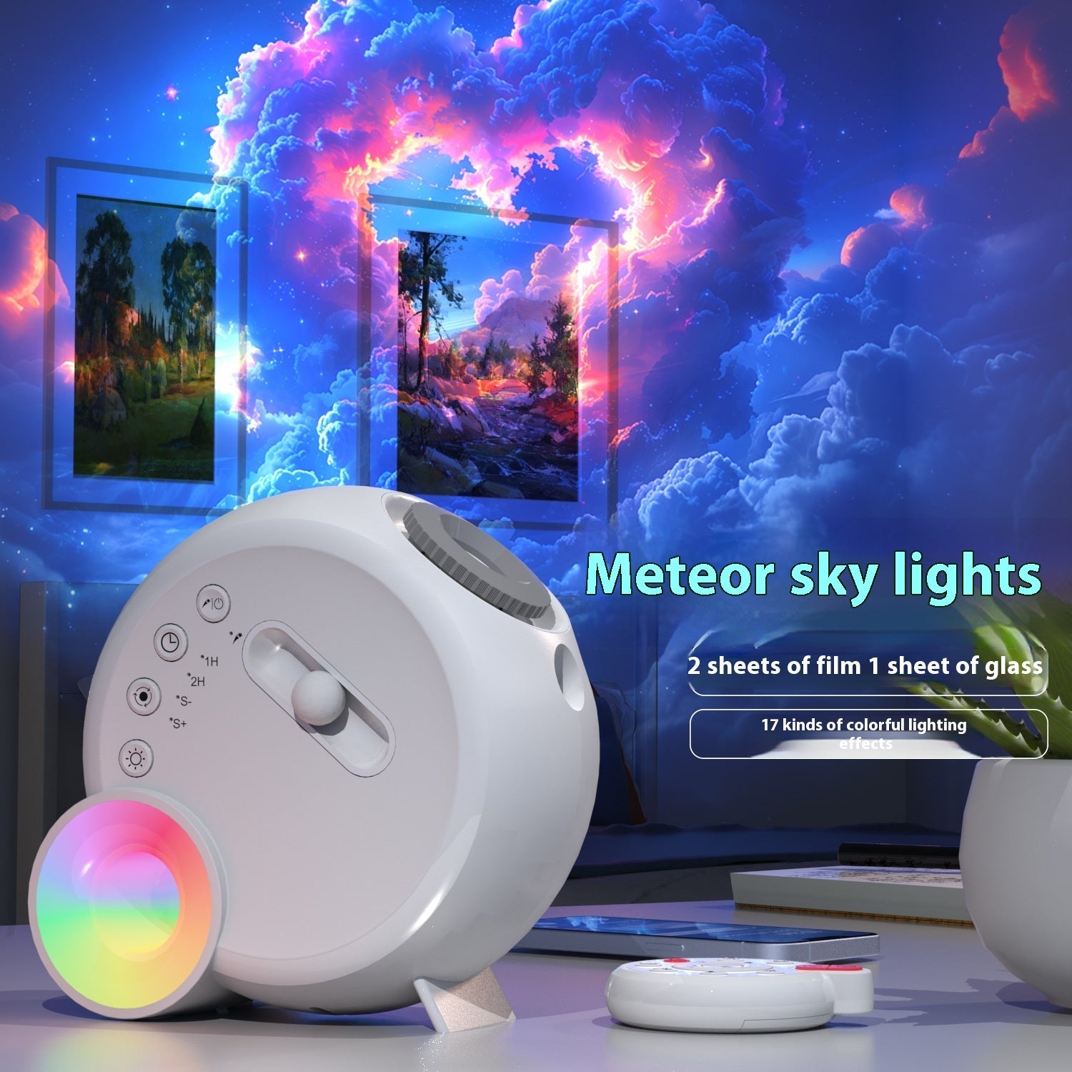Star Light Projector Bedroom Focusing Atmosphere Projection Lamp CJ