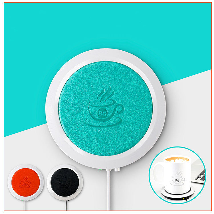 USB Powered Cup Warmer Mat Pad For Coffee Tea Beverage Drink Heating Cup Mat Tea Coffee Cup Mug Mat Creative New Year Gift Smart Kitchen & Home