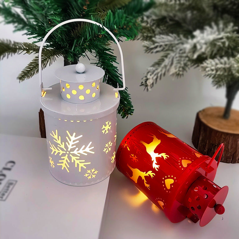 Christmas Candle Lights LED Small Lanterns Wind Lights Electronic Candles CJ