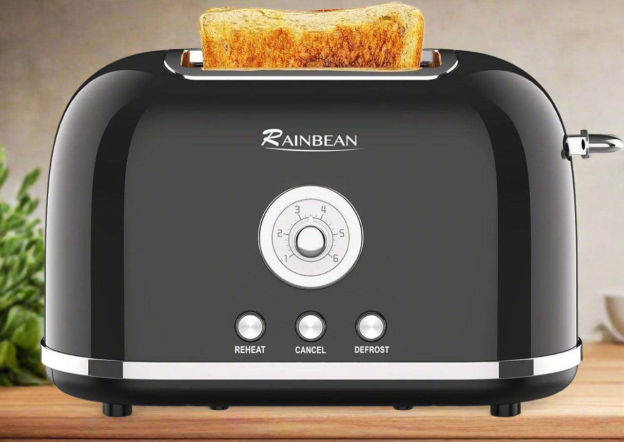Retro 2-Slice Stainless Steel Toaster - SmartPursue™