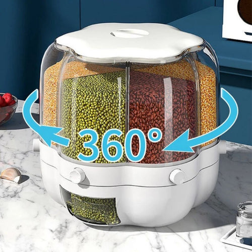 360° Rotating Grain Storage Container - SmartPursue™