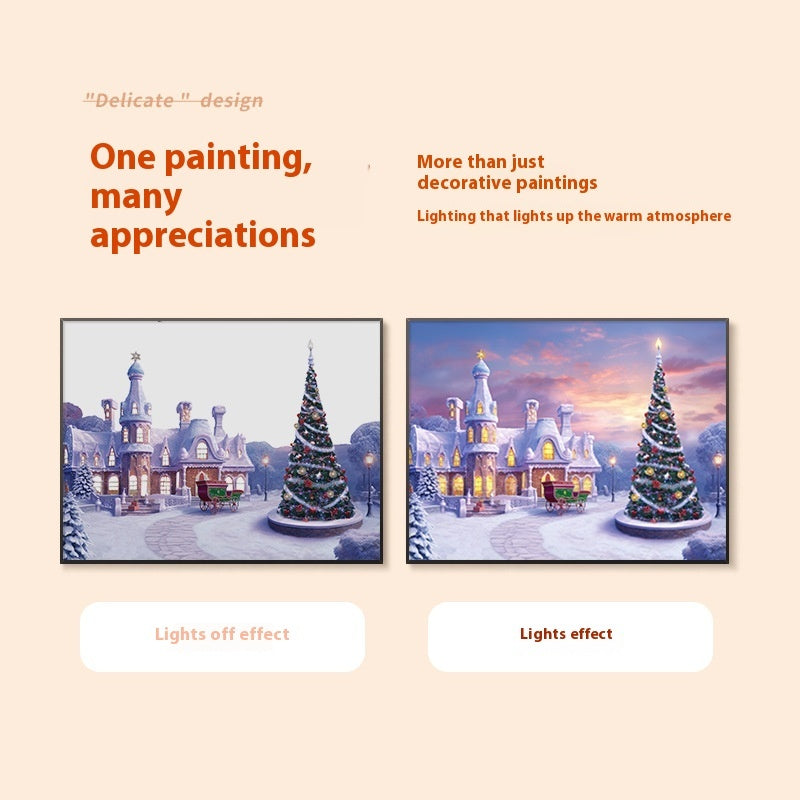 Christmas Small Gift Mini Bluetooth Speaker Painting CJ