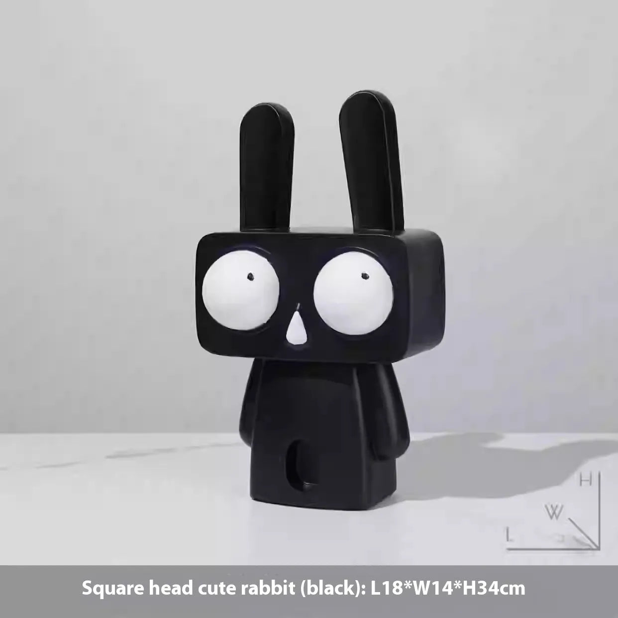 Red Resin Rabbit Ornament – Quirky Home Decor - SmartPursue™