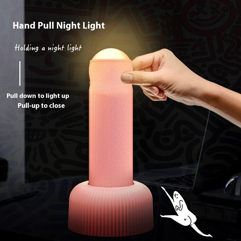 Creative Handheld Night Light Original Design LED Beads Interesting Way Of Switching On And Off Has A Base For Placing On Table CJ