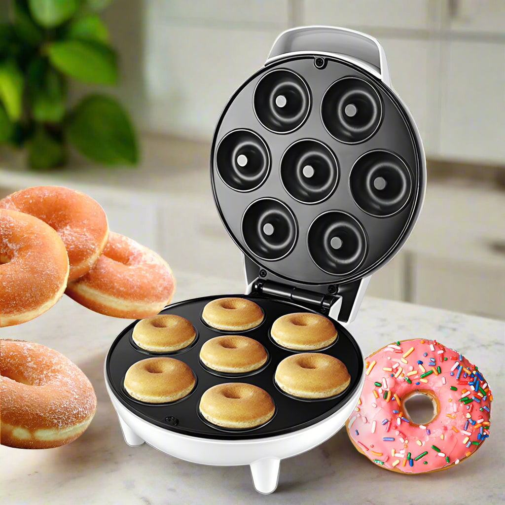🍩 Home Donut & Cake Maker – 7 Mini Donuts in Minutes! - SmartPursue™