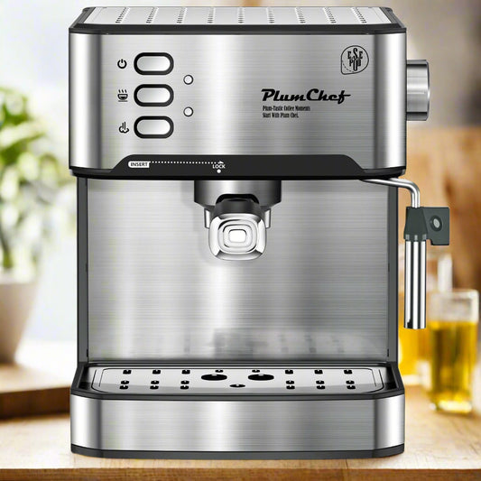 20 Bar Professional Espresso Machine With Milk Frother, Single & Double Shot, ESE Pod Compatible, Visual Display Of Pressure, Removable Water Tank For Cappuccino, Latte, Machiato For Home Barista Smart Kitchen & Home