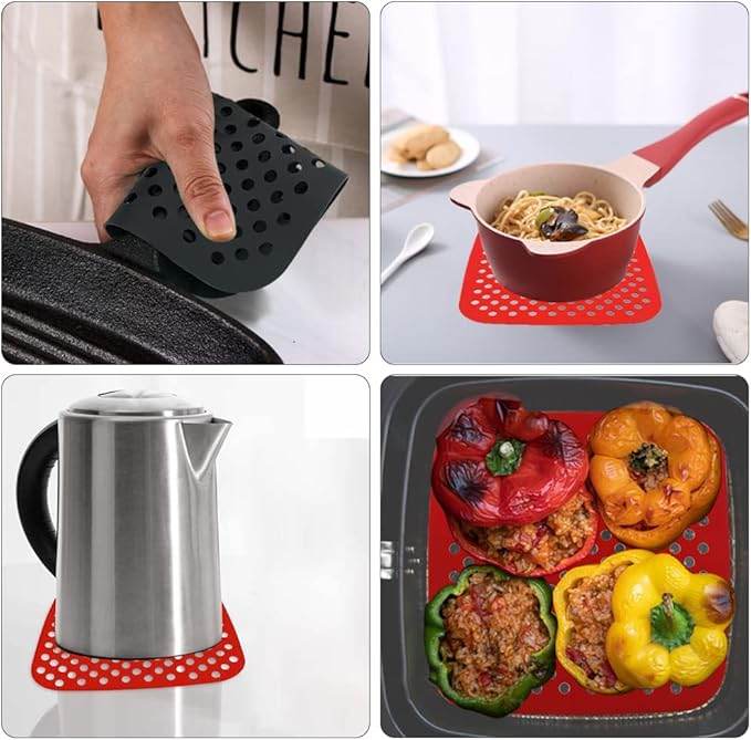 Square Reusable Air Fryer Liners – Non-Stick, Heat-Resistant & Eco-Friendly - SmartPursue™