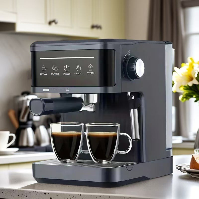 Household Small Semi-automatic Italian Coffee Machine Smart Kitchen & Home
