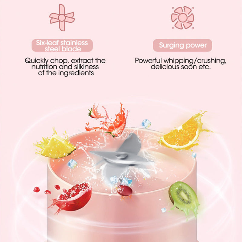 🍓 Portable USB Blender – Smoothie, Juicer & Sports Bottle in One - SmartPursue™