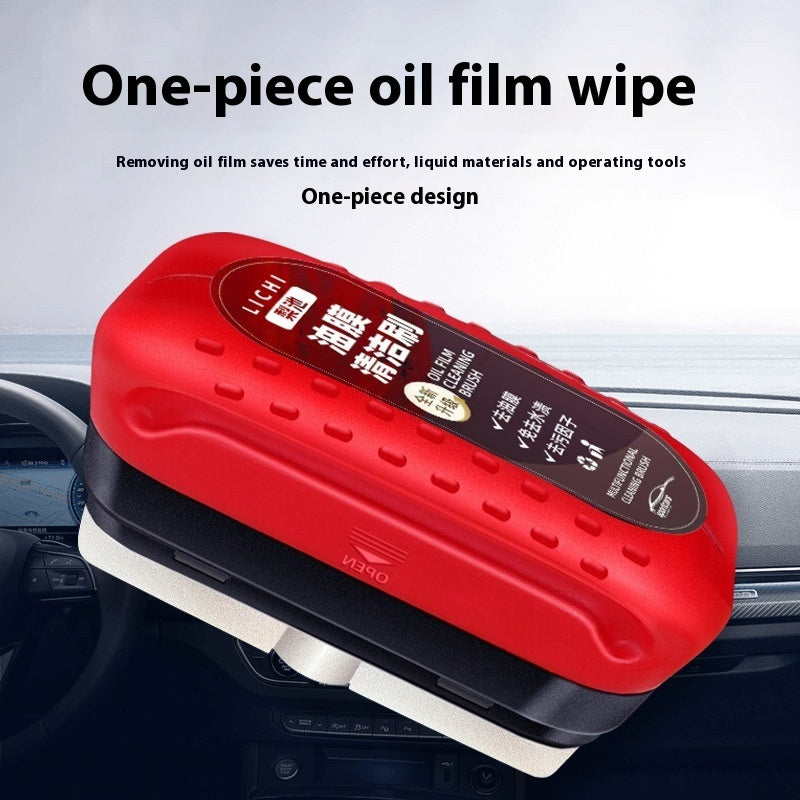 Automotive Oil Film Cleaning Brush Windshield Car Glass Sponge Cleaner Universal Removes Dirt Glass Cleaning Wipe Board Tool CJ