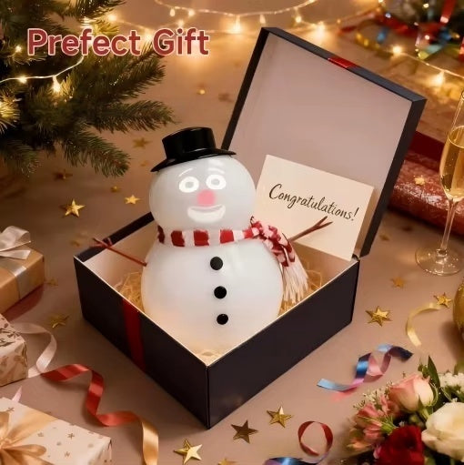Talking Animated Blink Snowman With Light Up Eyes And Playful Voice For Holiday Home Table Centerpiece Gift Christmas Decorations CJ