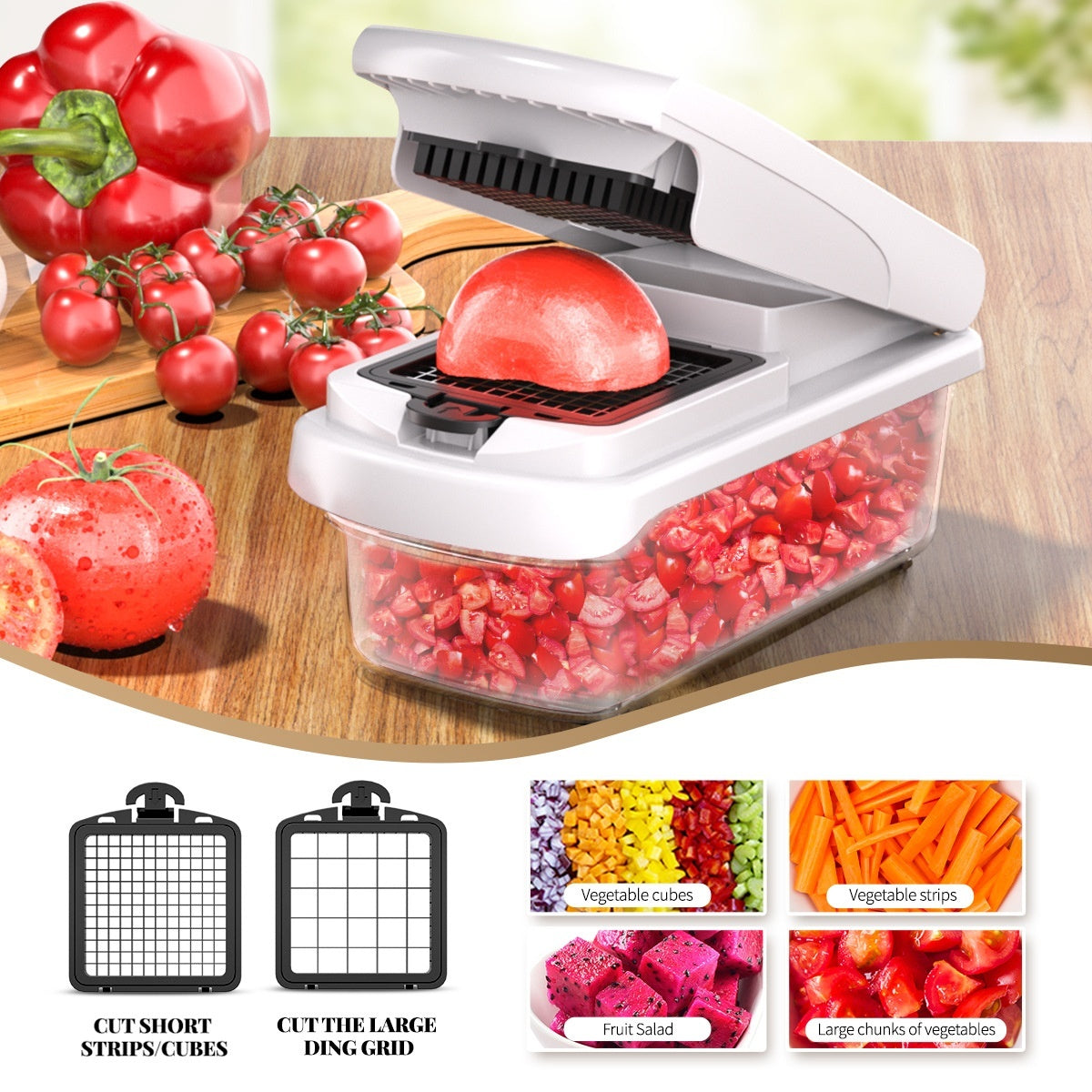 15-in-1 Vegetable Chopper & Food Processor