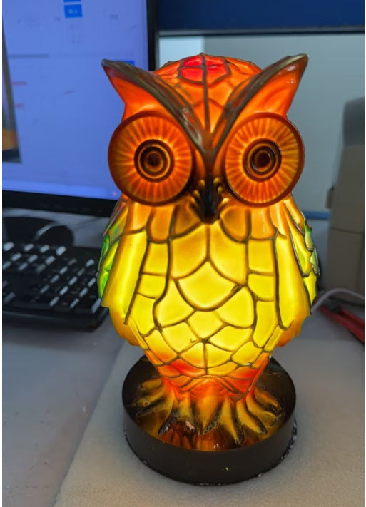 3D Colored Animal Light Desk Lamp Animal Series Decorative Night Light Animal Elephant Owl Cat Vintage Table Lamp Home Decoration CJ