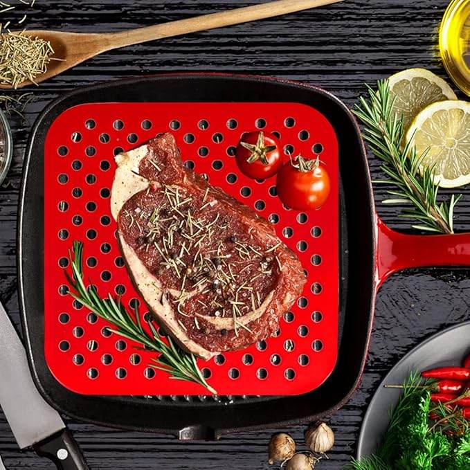 Square Reusable Air Fryer Liners – Non-Stick, Heat-Resistant & Eco-Friendly - SmartPursue™