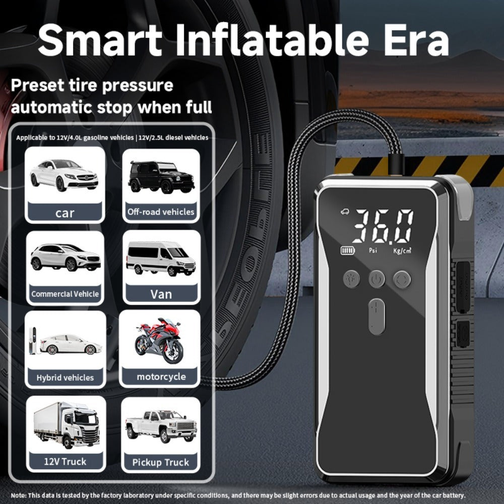 12V Car Jump Starter with Air Compressor - SmartPursue™