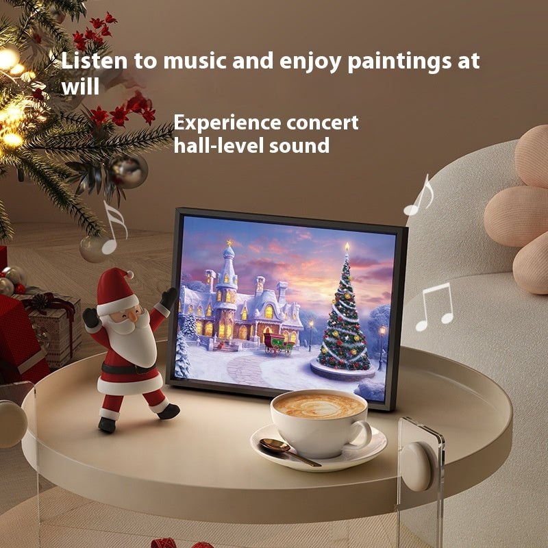 Christmas Small Gift Mini Bluetooth Speaker Painting CJ