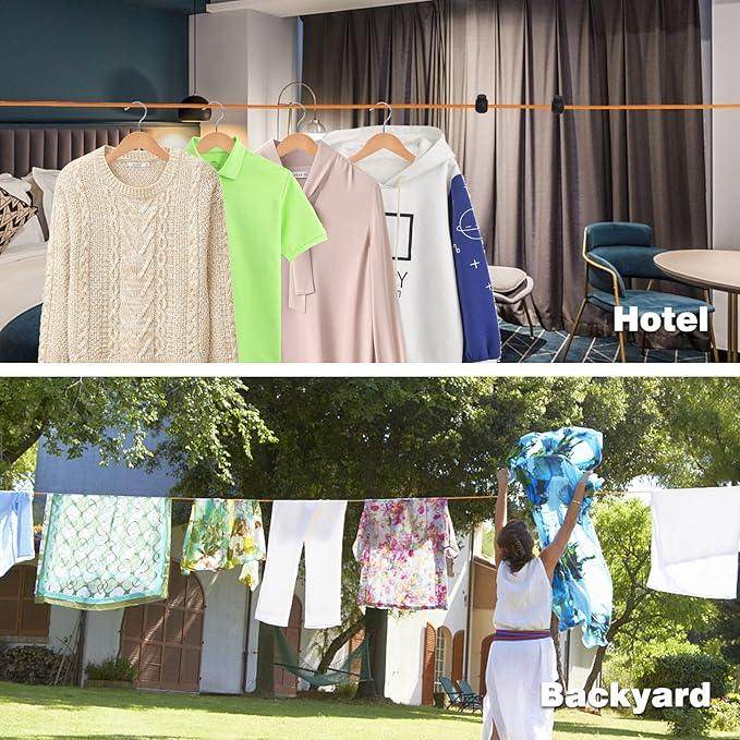 Retractable Clothes Drying Rack Rope - SmartPursue™