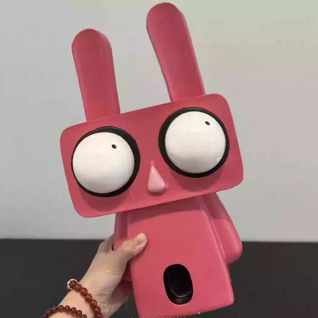 Red Resin Rabbit Ornament – Quirky Home Decor - SmartPursue™