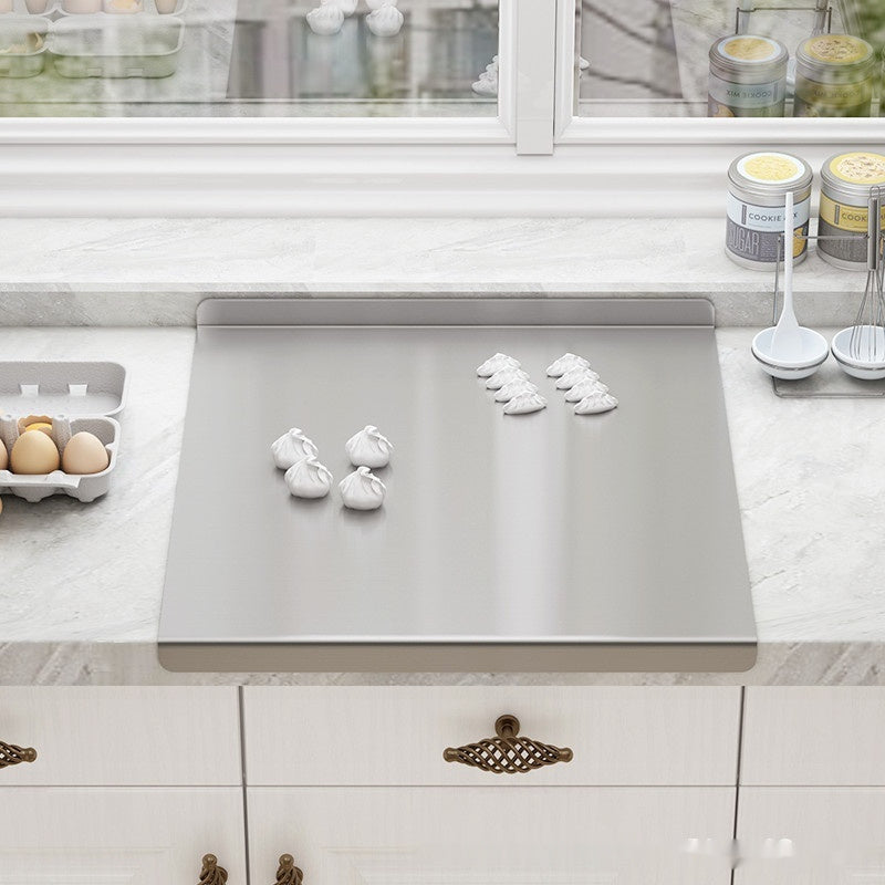Foldable Stainless Steel Cutting Board – Multiple Sizes, Fold One or Both Sides