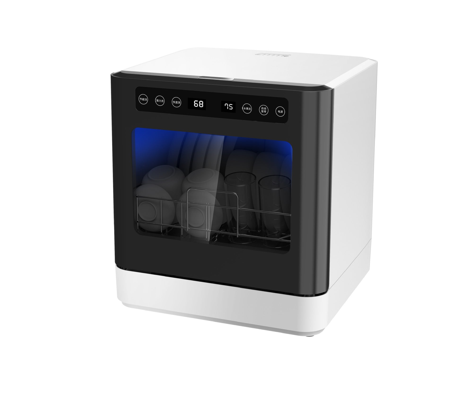 Mini Embedded Household Full-automatic High-temperature Drying Disinfection 110V Dishwasher Travel & Portable Gadgets