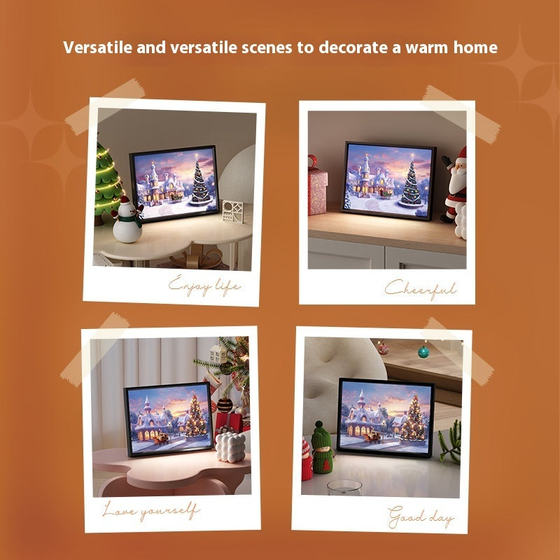 Christmas Small Gift Mini Bluetooth Speaker Painting CJ