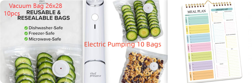 Electric Handheld Vacuum Pump & Vacuum Storage Bags