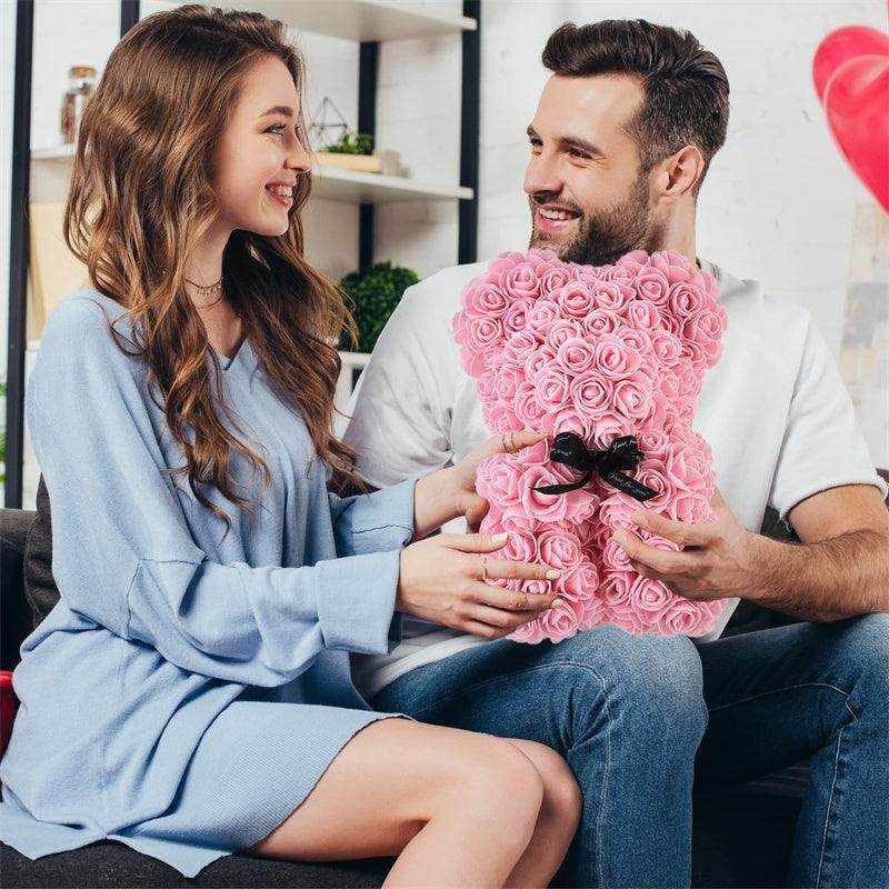 Valentine Foam Forever Rose Teddy Bear - SmartPursue™