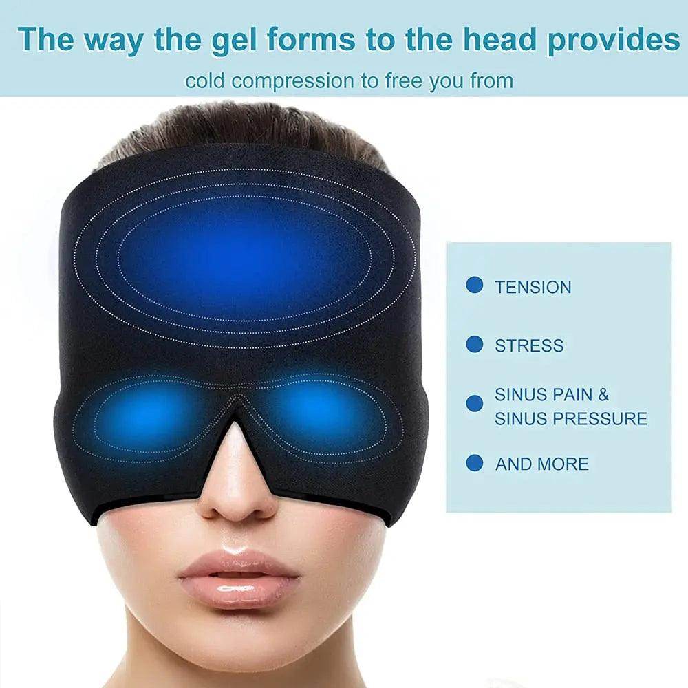Migraine relief cap Headband with Cold Gel - SmartPursue™