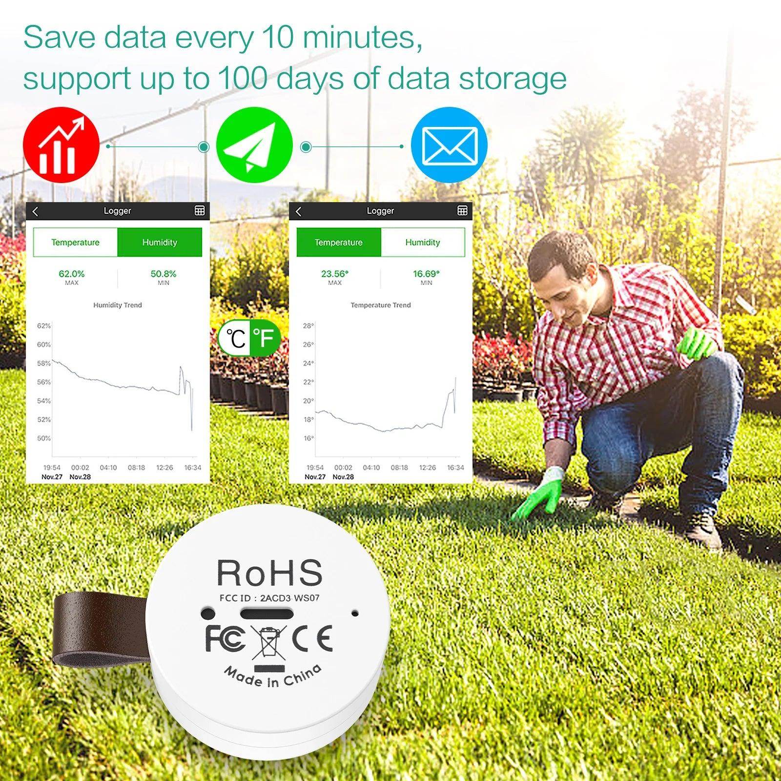 Thermometer Hygrometer Smart Home Temperature Sensor - SmartPursue™