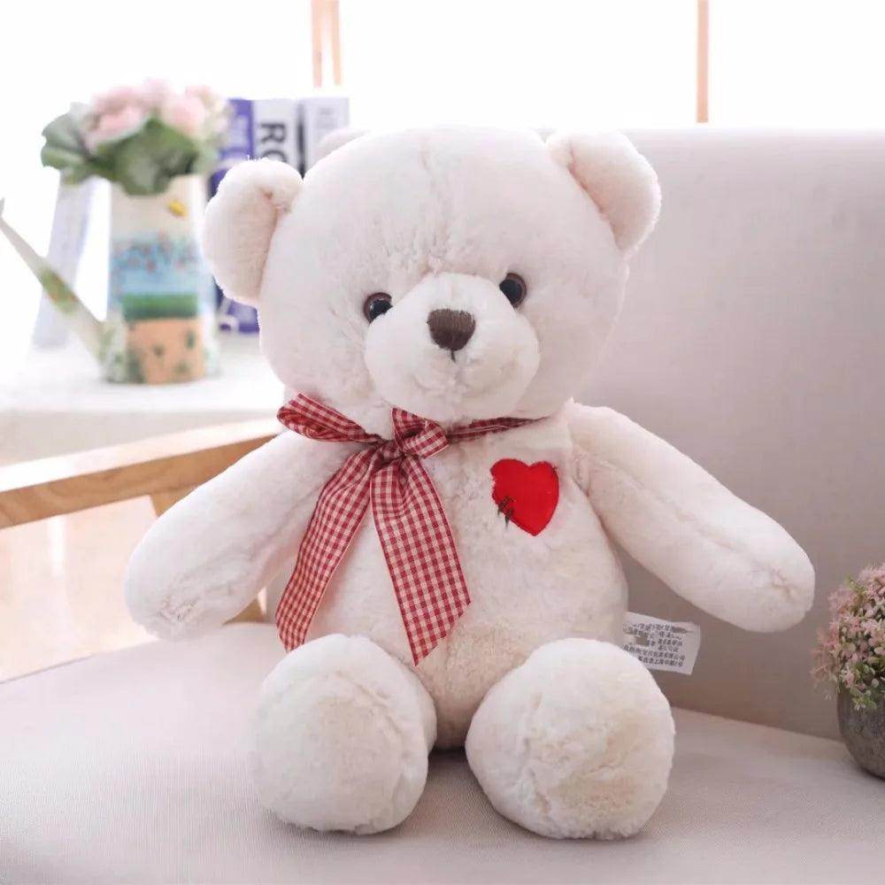 Lovely Teddy Bear Plush Toy with Heart - SmartPursue™