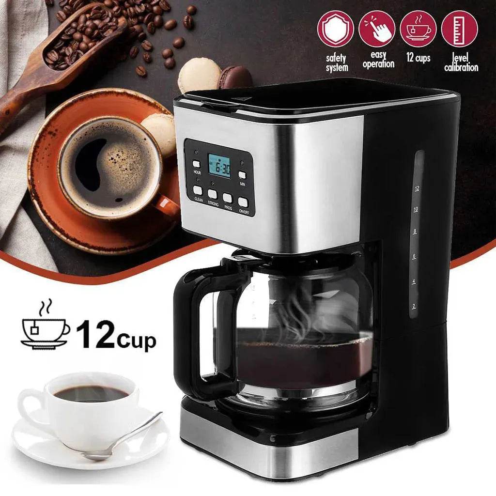 12-Cup Drip Coffee Maker - SmartPursue™
