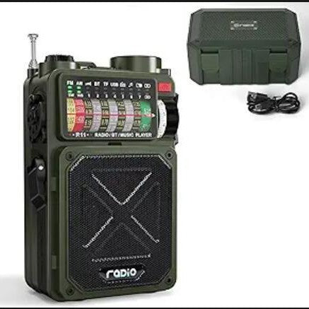 Hand-Crank Generator & Solar Power Bank