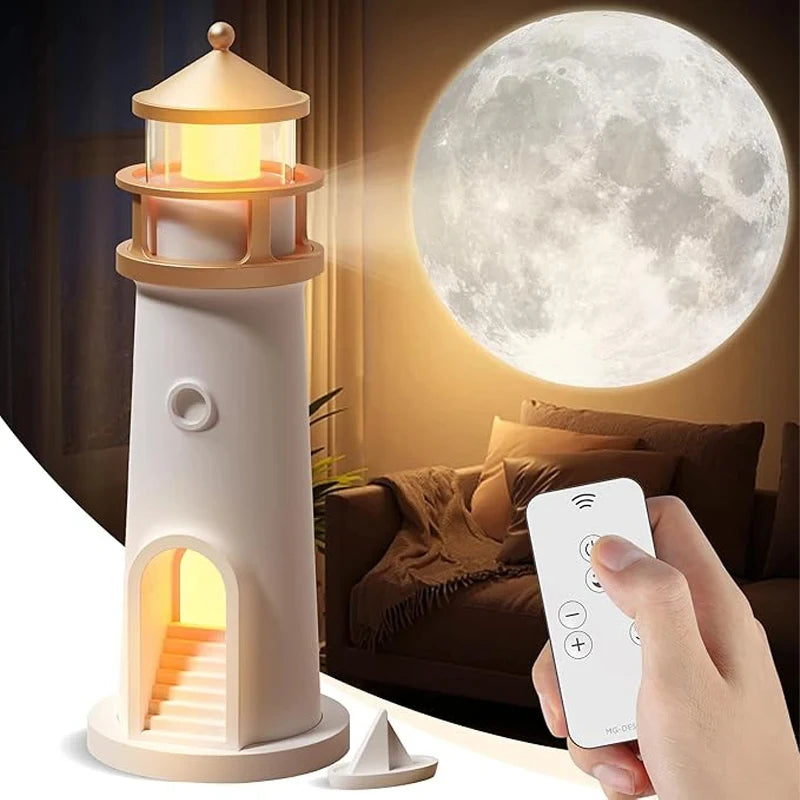 Moon Projection Night Light – Bluetooth Speaker & Motion Sensor Lamp