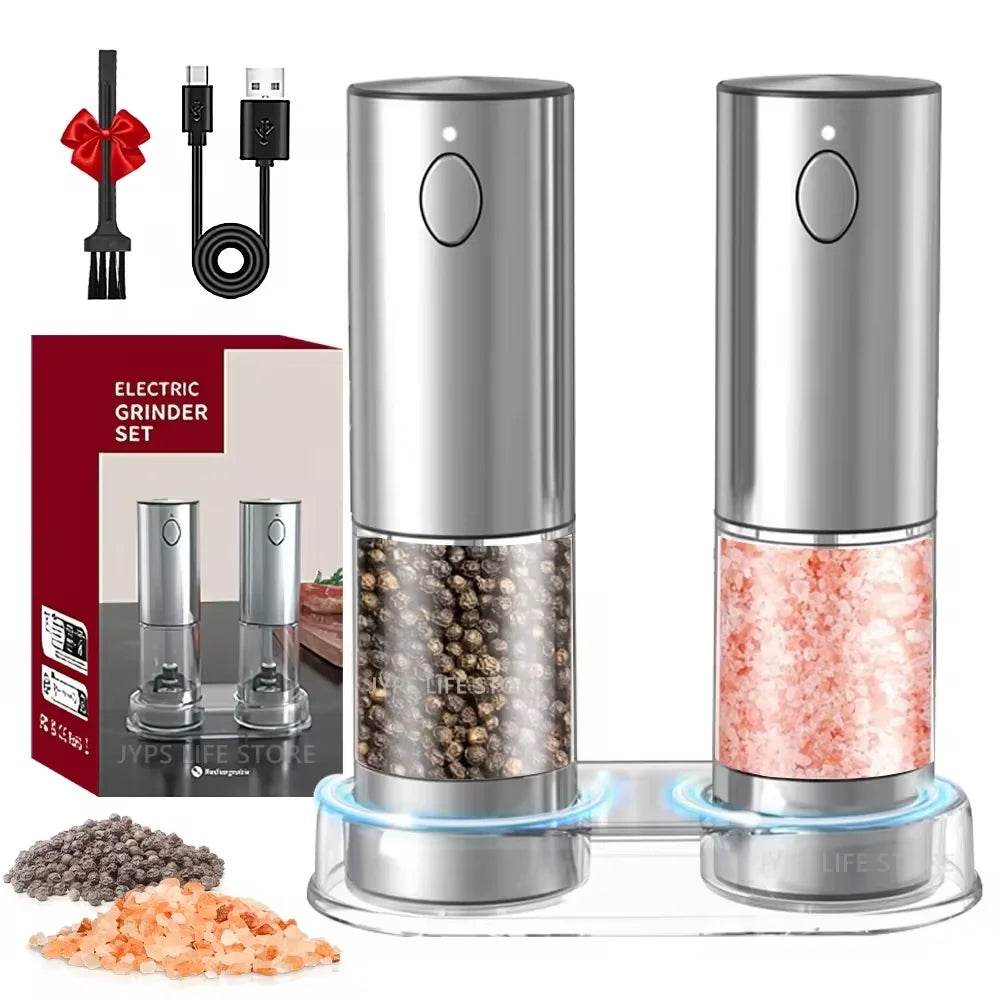 Rechargeable Electric Pepper Grinder – Adjustable Spice Mill - SmartPursue™