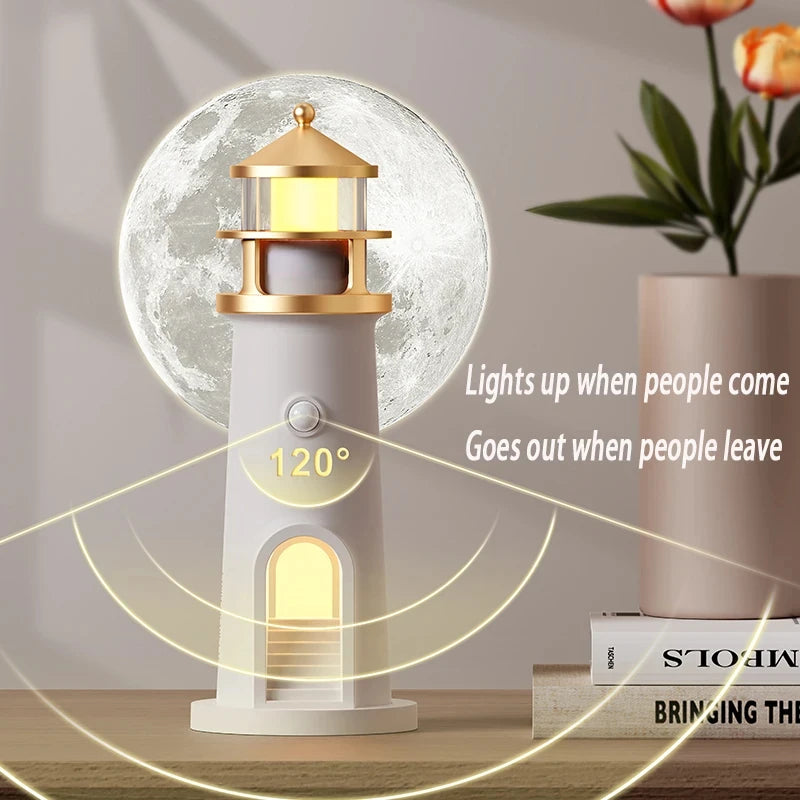 Moon Projection Night Light – Bluetooth Speaker & Motion Sensor Lamp